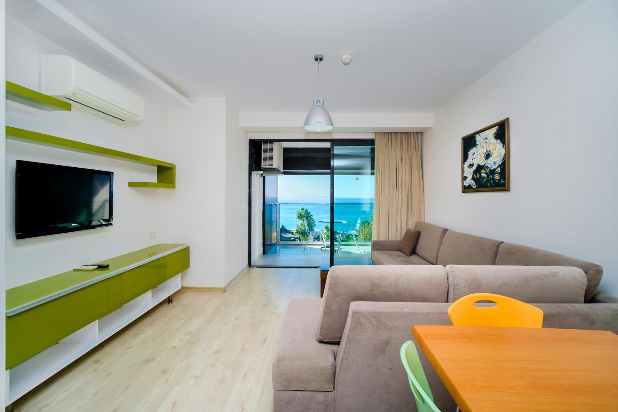 Delfino Apart Hotel Алания Экстерьер фото