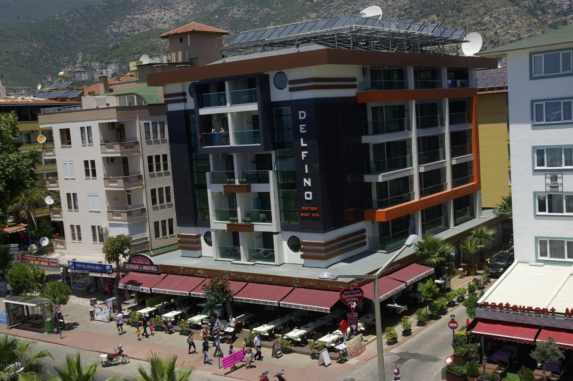 Delfino Apart Hotel Алания Экстерьер фото